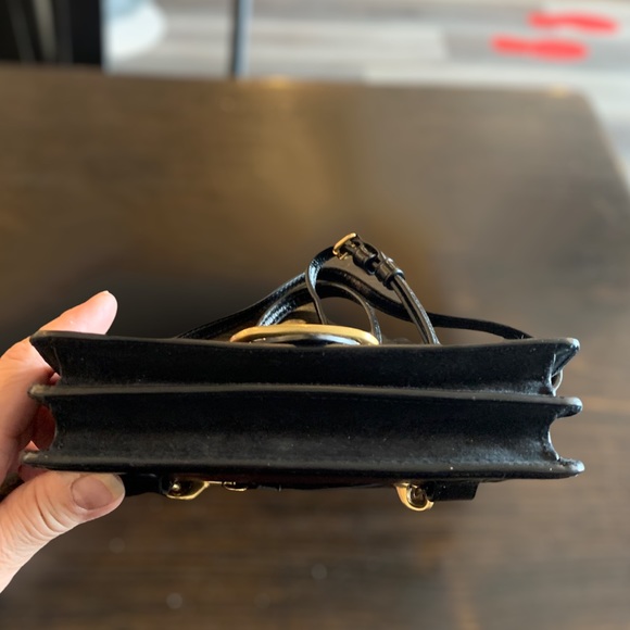 Coach Riley Convertible Bag Waist Belt Black Plum Pebbled Leather Bag - Picture 8 of 16